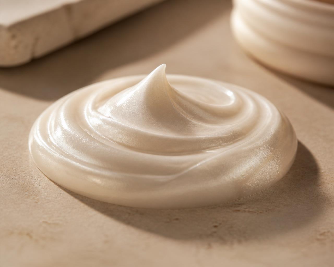A serene portrait of glowing, well-cared-for skin